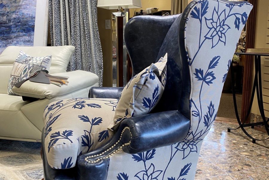Pillows Re-Upholstered Chair